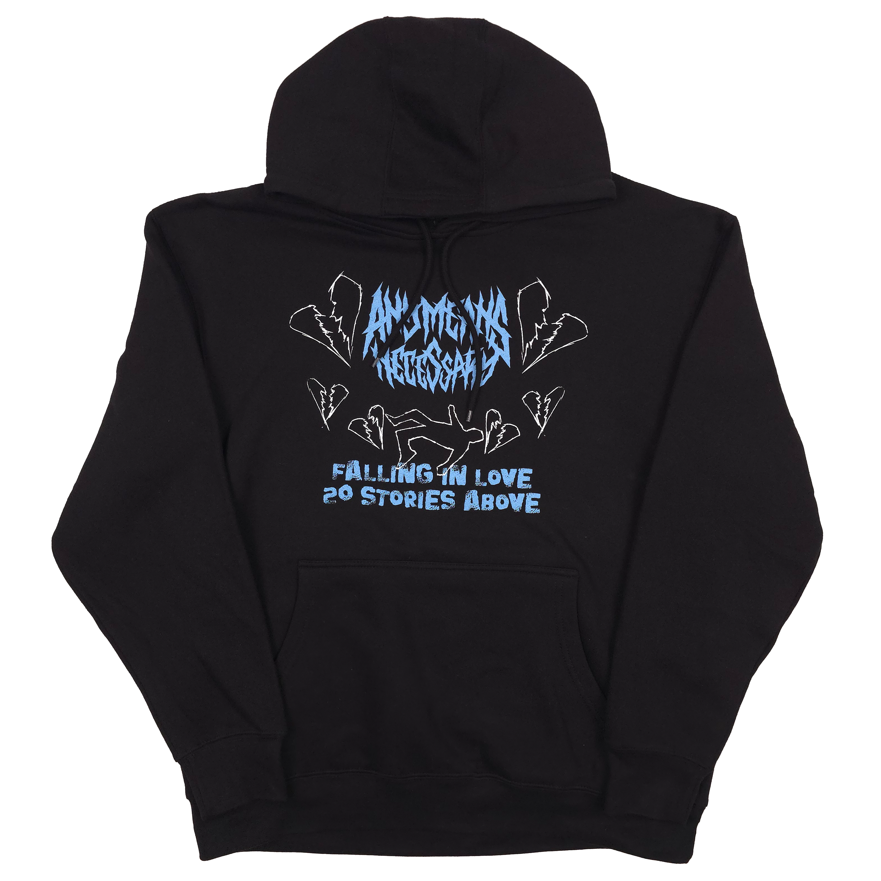 Falling in Love Pullover Hoodie Black
