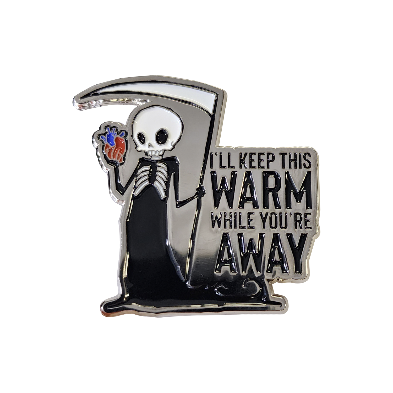 Keep This Warm Enamel Pin
