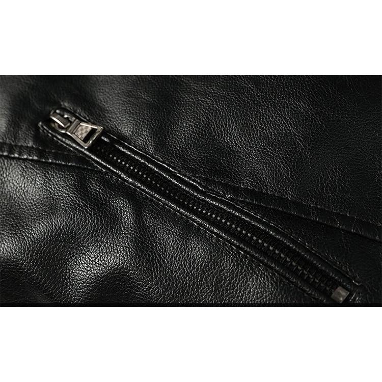 Men's Rugged Slim Leather Jackets - 5 Colors
