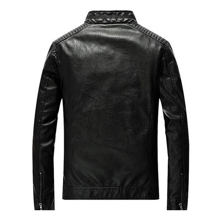 Men's Rugged Slim Leather Jackets - 5 Colors