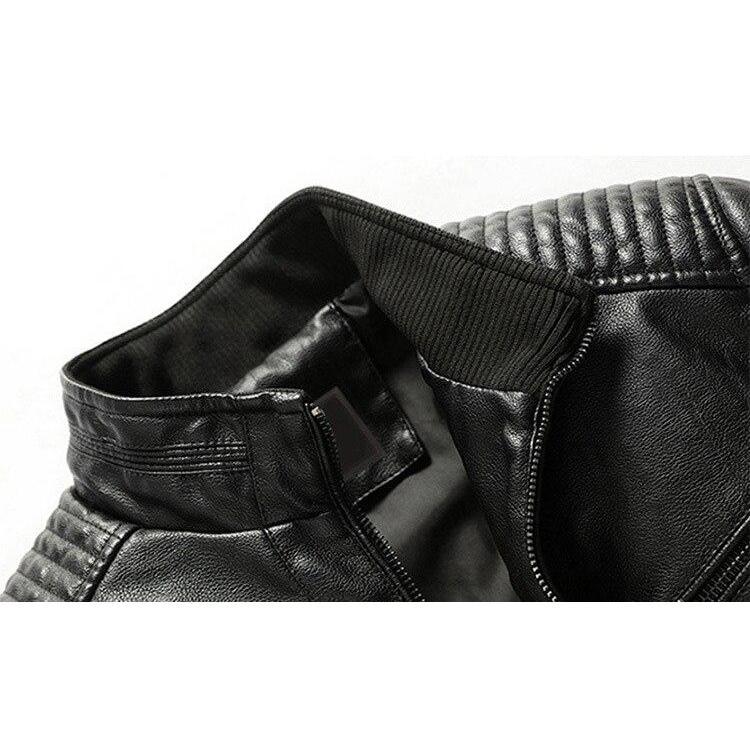Men's Rugged Slim Leather Jackets - 5 Colors